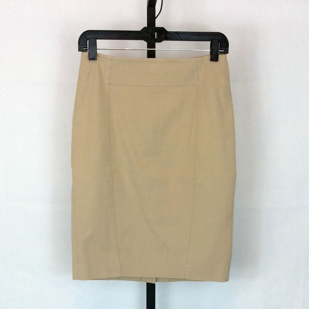 Ann Taylor Tan Pencil Skirt